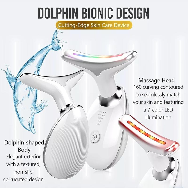 7 in 1 Red Light Therapy Anti Aging Face Neck Massager Electric Face Lift Device for Facial Comfort skincare machine beauty 8