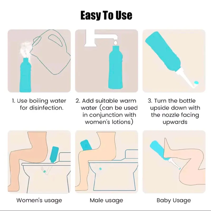 Portable Bidet with or without Bag- As seen on Dragons Den 2