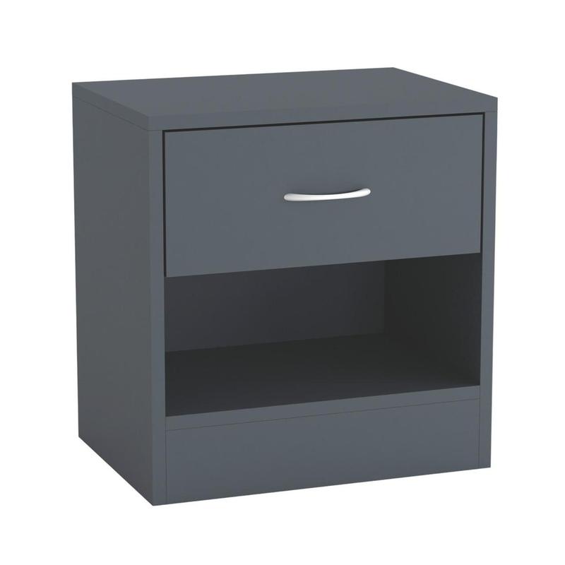 Wooden Bedside Cabinet with 1 Drawer: Ideal for Small Bedrooms 3