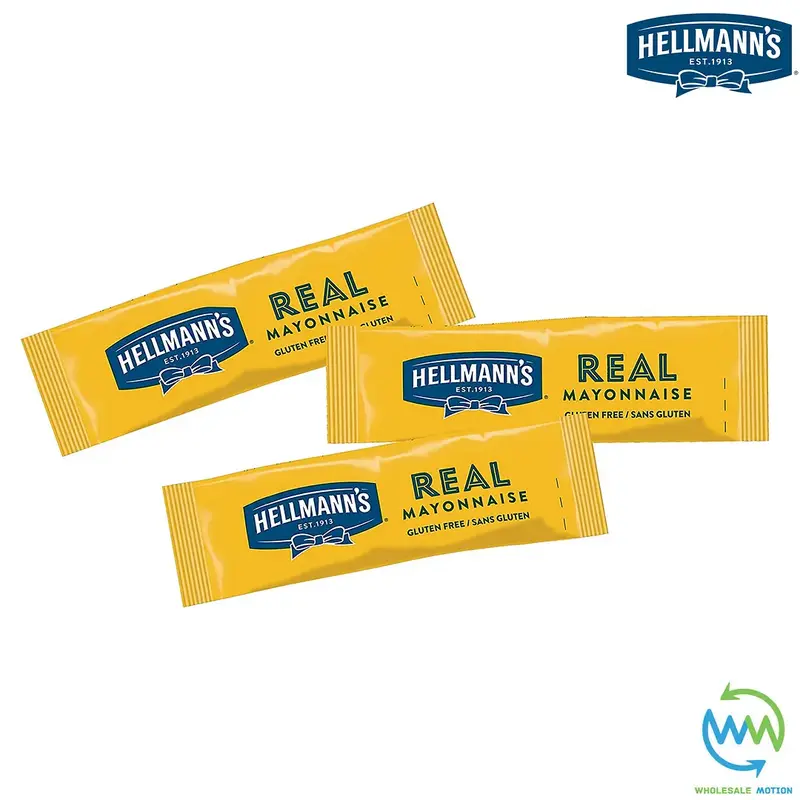 Hellmann's Real MAYONNAISE Sachets 9.2g 10ml SAUCE Individual Portion Mayo UK 4
