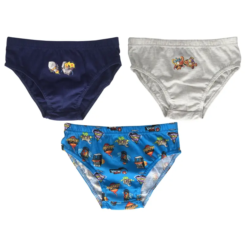 SuperZings Briefs Pants Underwear Cotton - Pack of 3 - 2 to 7 Years 1