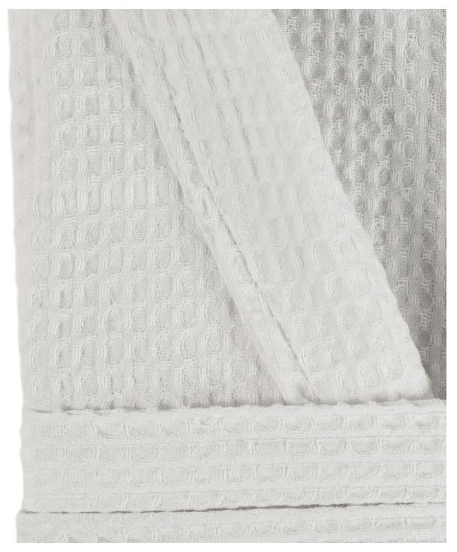 100% Cotton Fabric Lightweight Waffle Dressing Gown - Unisex - Classy Stylish Long Sleeve Bathrobe Comfortable Loungewear Nightwear - Womenswear Menswear  Underwear nightwear Piece Longsleeves Fit Adjustable 9