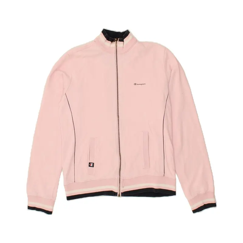 Pre-Owned Vintage CHAMPION Womens Tracksuit Top Jacket UK 18 XL Pink Cotton 1