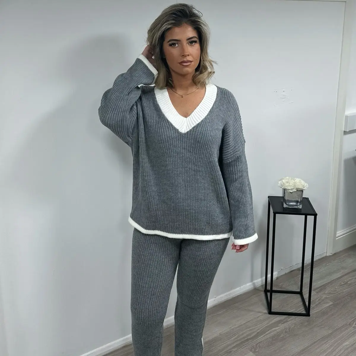Sandy stripe edge set