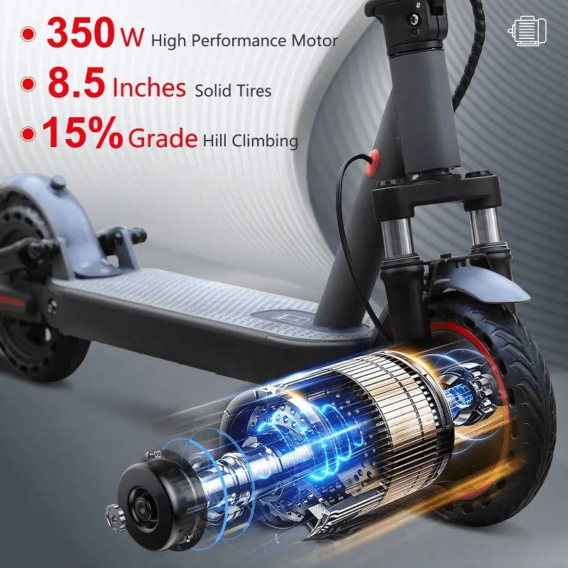 AOVOPRO AP07 Electric Scooter Dual Suspension 350W | 30km Long Range | 31km/h High Speed | 10.5AH Battery 4