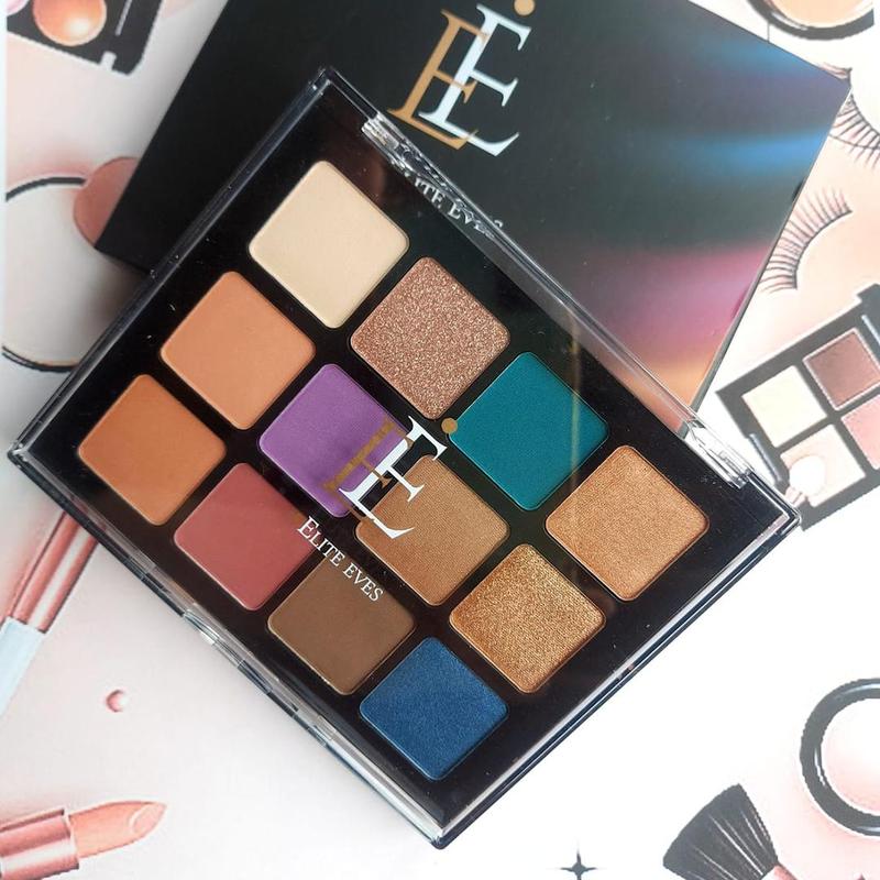 12 Color High Pigment Eyeshadow Palette - Made by Elite Eves. Makeup Cosmetic 5