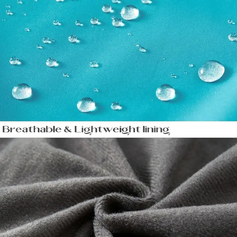 Women's Lightweight Waterproof Rain Jacket for Hiking and Outdoor Activities - Comfort, Tops, Long Sleeve, Coats, Outerwear, Casual, Womenswear 1