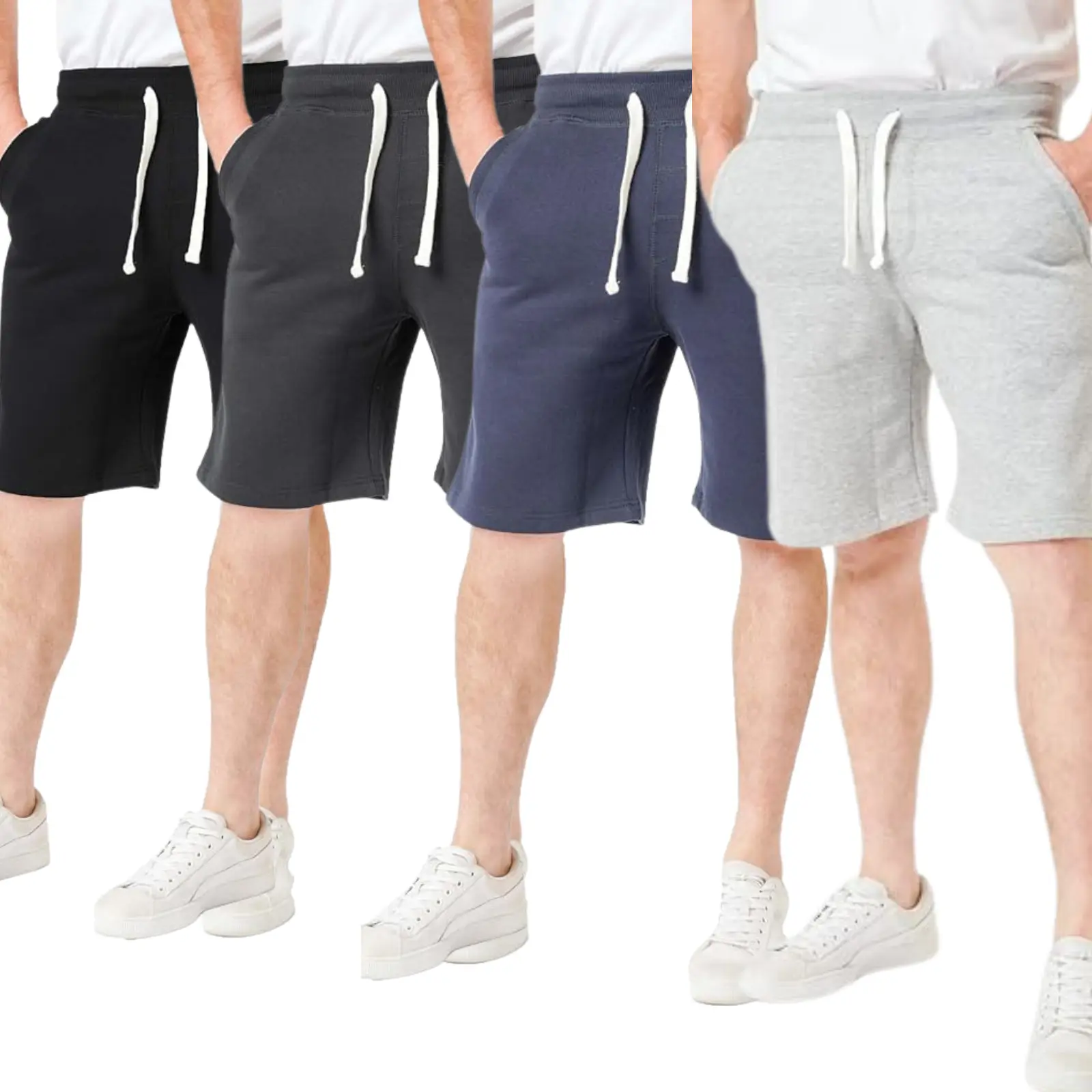 LABEL APPAREL Men's Fleece Jogger Shorts | Comfortable Casual Gym Wear Shorts | Soft & Durable Fleece | Perfect for Workout, Running, Training | Gym Essential | Men's Activewear | Relaxed Fit | Breathable Fabric for Summer  trousers  men men's  bed