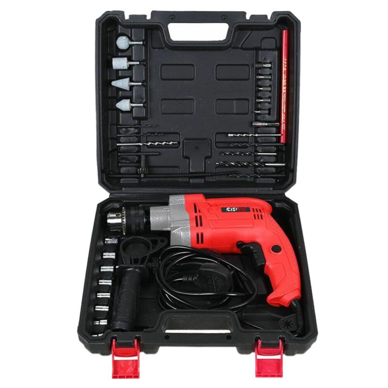 HAMMER DRILL POWERFUL VARIABLE SPEED INDUSTRIAL ELECTRIC CORDED DRILL 1200W 220V 8
