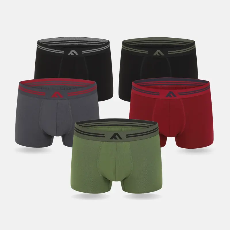 5-Pack Men’s Super Soft Bamboo Boxers 0