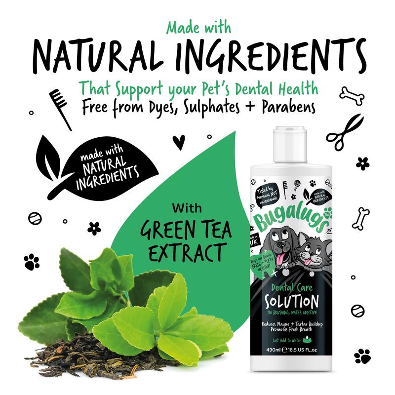 Bugalugs Dental Care Solution for Dogs & Cats - Dental Water Additive, Clean Teeth, Healthy Gums & Fresh Breath - No brushing needed 4