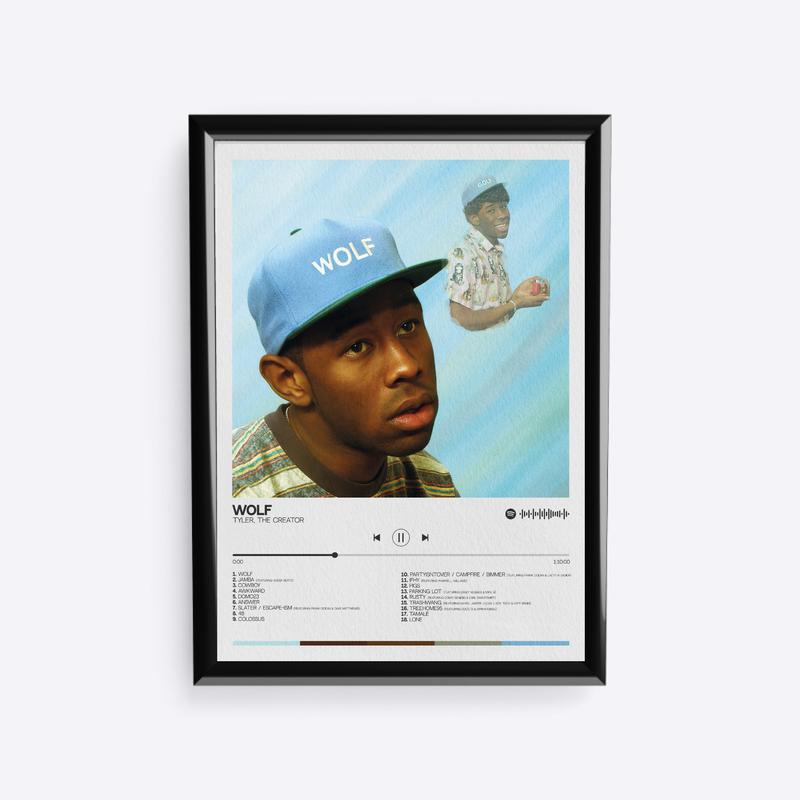 Tyler, the Creator wall art album PRINTS ONLY NO FRAMES Chromakopia, cherry bomb, call me if you get lost, flower boy, IGOR, wolf, goblin, Poster 2