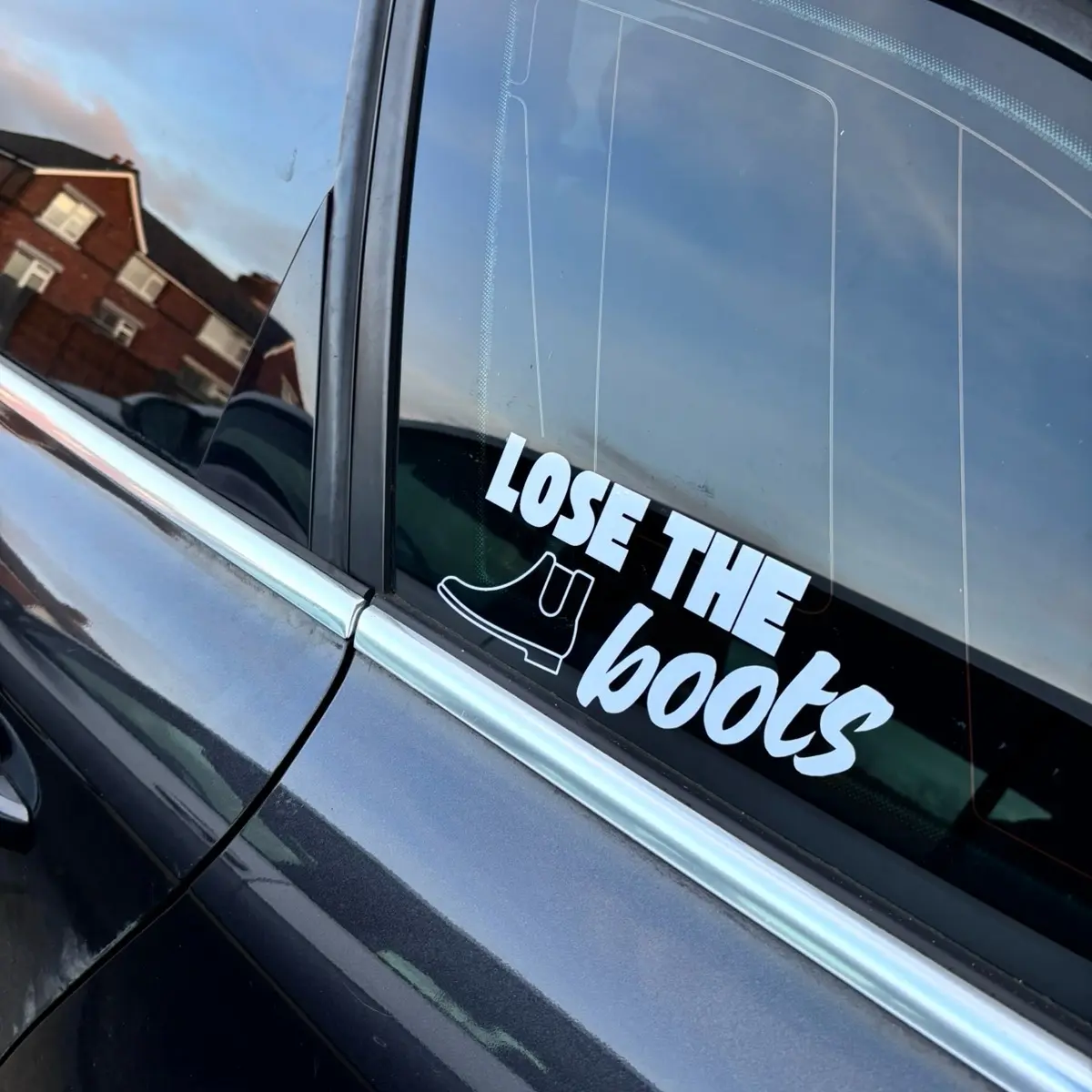 Lose the boots Truck HGV Trucker Decal Sticker Window Sticker Vinyl
