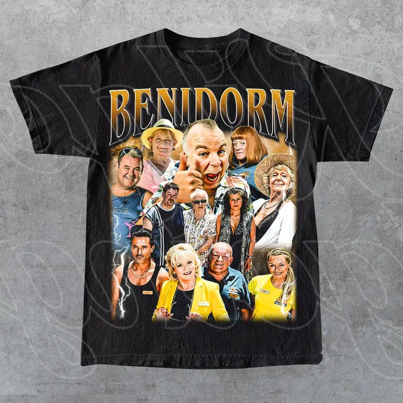 Limited Benidorm Tv Show Vintage T-Shirt, Gift For Woman and Man Unisex T-Shirt