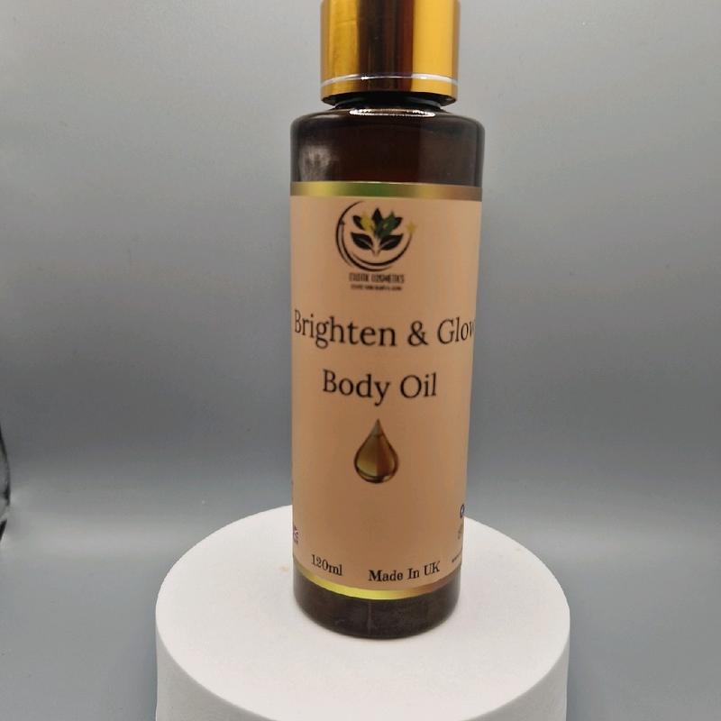 Exotic Cosmetics Brighten and Glow Body Oil Lightweight Aloe Body Care dry 2