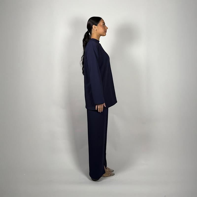 Product Introduction of kafti Ashgrove CoOrd Set - Women's Relaxed Fit Loungewear Crew Neck CoOrd Set with Trousers 16