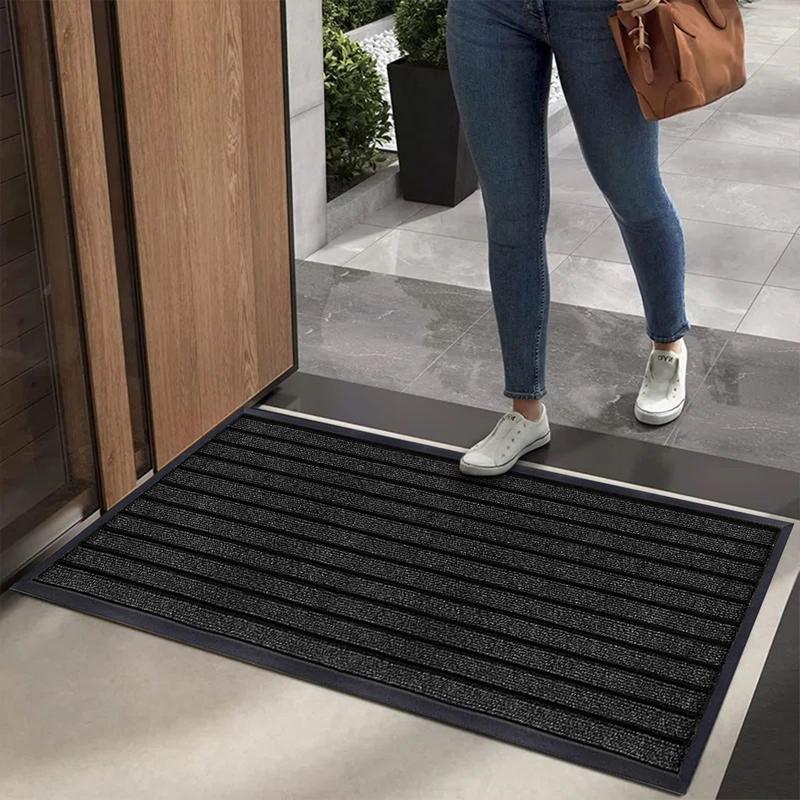 Washable Door Mats Indoor & Outdoor - Non-Slippery Heavy Duty - Stylish & Large Rubber - Perfect Dust Grabbing Doormats ,Hallway Runner , Runner For Dog 5