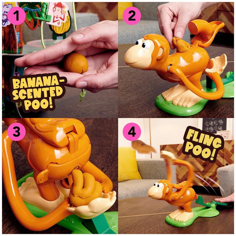 Spin Master Games, Monkey See Monkey Poo Game, Fun Games, Sensory Toys, Family Games, Funny Gifts, Christmas Gifts for Kids, for Ages 4+ 3
