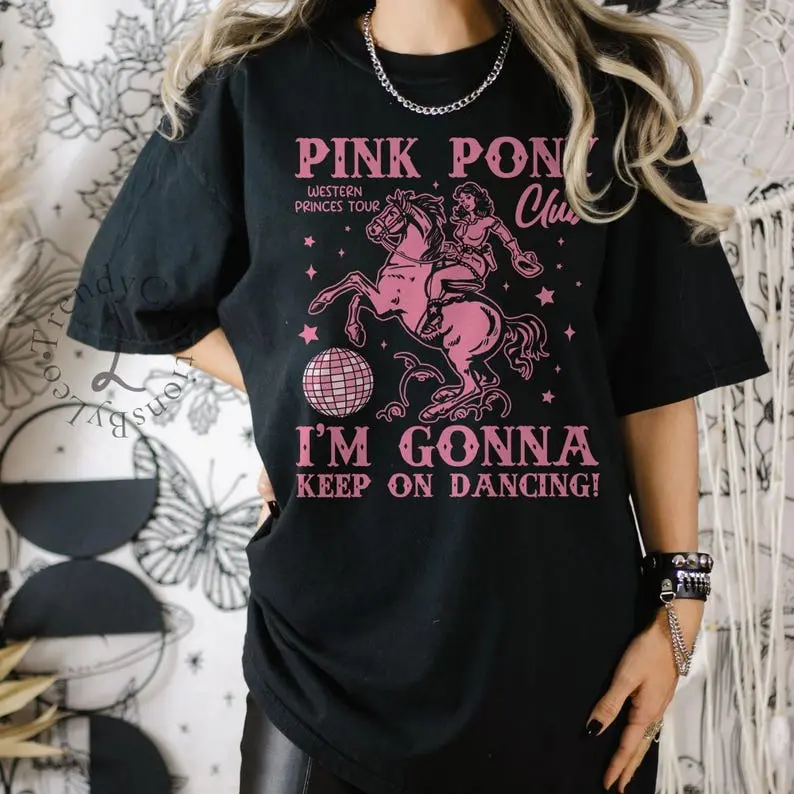 Chappell Roan Pink Pony Club, Midwest Princess Tour Tee, Sapphic WLW, Pop Concert Pride Tee, Good Luck Babe