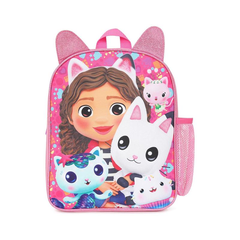 Gabby's Dollhouse Backpack, Kids Backpack, Schoolbag, Rucksack Pink 1