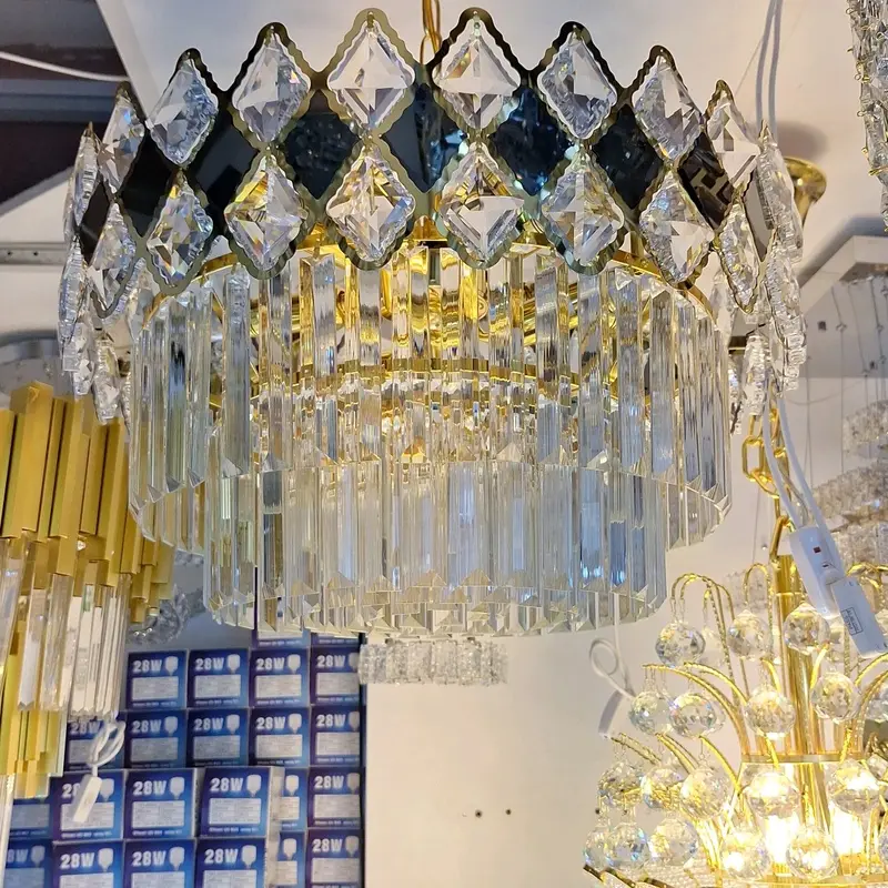 crystal chandliers 50cm new design perfect choice for living room and bedrooms. 1