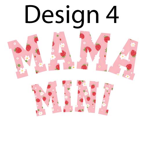 Dovitee Limited Matching Mama - Mini Outfit Set, Cute Rainbow & Strawberry Designs, Unisex Short Sleeve Cotton Clothing - Crewneck 4