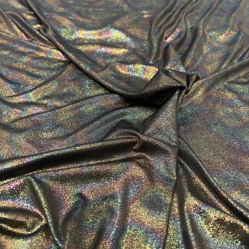 FS1135 Hologram Rainbow Foil Spandex Fabric 2