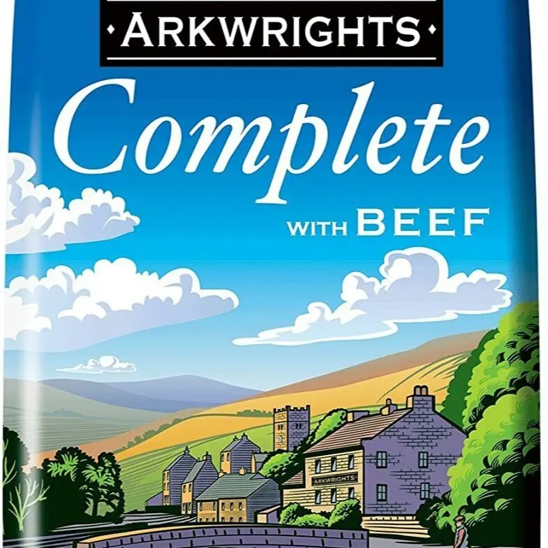 Arkwrights Complete Dry Dog Food 15kg with Beef Active Sporting Working Dogs