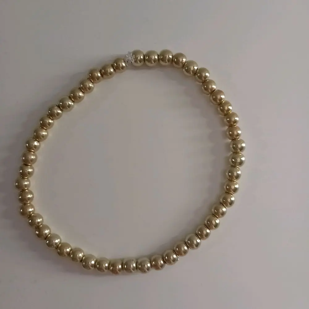 Women's Gold Bead Bracelet for Fashionable Accessory