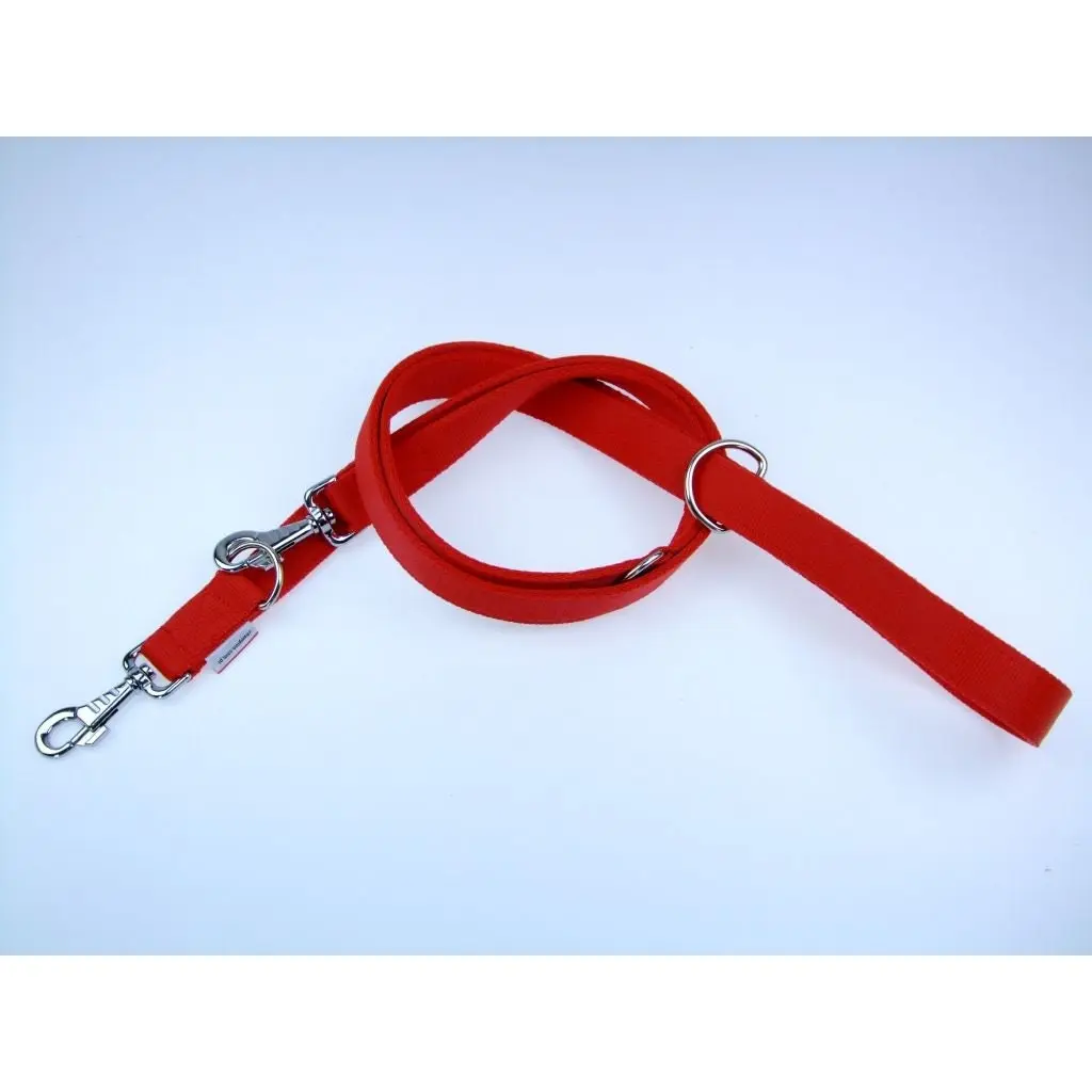 Multi-functional double ended lead Police Style Adjustable Dog Training Lead Lightweight Soft & Durable