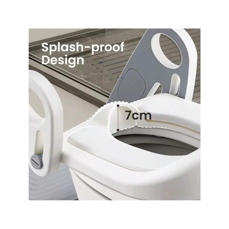 Potty Training Seat Toilet Seat Adjustable Potty Ladder Seat For Toilet Training With Steps Handle Soft Cushion Design 2 In 1 Potty Training Toilet Seat 2