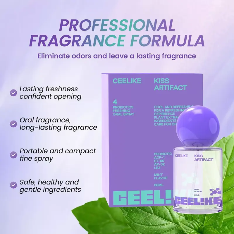 Experience Daily Oral Care Excellence with CEELIKE's Probiotic Spray: A Gentle Yet Potent Formula for Long-Lasting Freshness and a Smile that Radiates British Charm 4