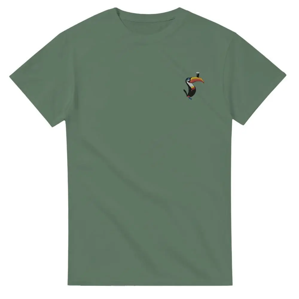 BrewGiggles Toucan Stout Pint T-shirt - Vintage Cotton T-shirt Perfect For Guinness And Stout Fans! UKY19025453