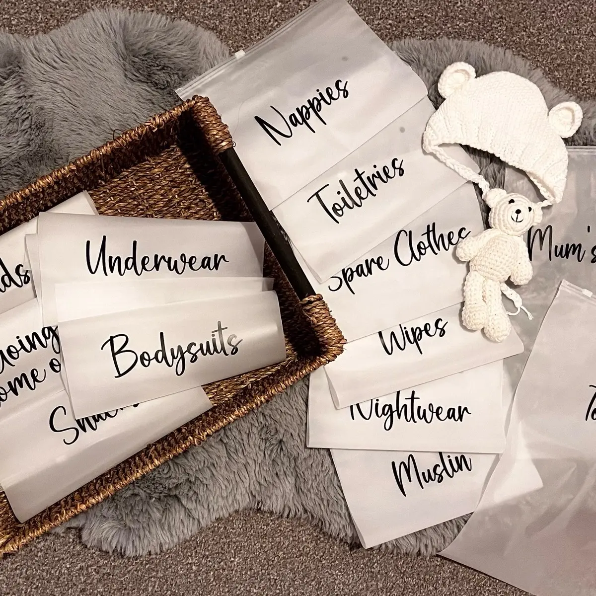 Baby Hospital Maternity Organiser Bags, Essential Baby Items, Perfect Baby Shower Gift, Ideal for New Moms - Labor & Delivery Newborn Newborn Newborn Newborn Newborn