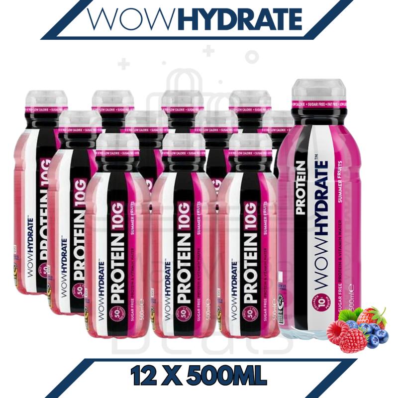 Wow Hydrate All Variety 12 X 500ML Bulk Pack Beverage 1