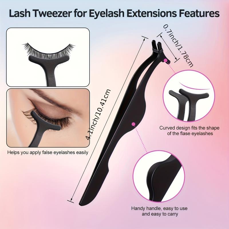 8-Piece Complete Eyelash Curling System – Hypoallergenic, Easy-to-Use Curler, 5 Refill Pads, 2 Combs, Perfect for Sensitive Eyes, Lash Enhancement and Definition Makeup Brush  Brow  Compact  Kit Mascara   Cosmetic Carbon Applicator Storage, complete set 7