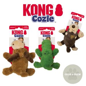 KONG Cozie Range Assorted Animals & Sizes For Dogs