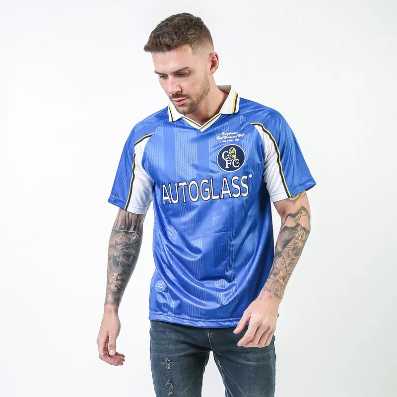 Chelsea 1998 ECWC Final Retro Football Shirt . 2