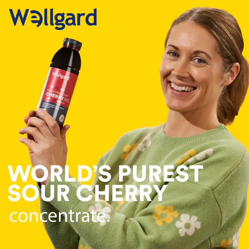 Wellgard Cherryaid Tart Cherry Concentrate, Sour Cherry Juice Supplement, Cherry Juice for Sleep, Sleeping Supplement 1