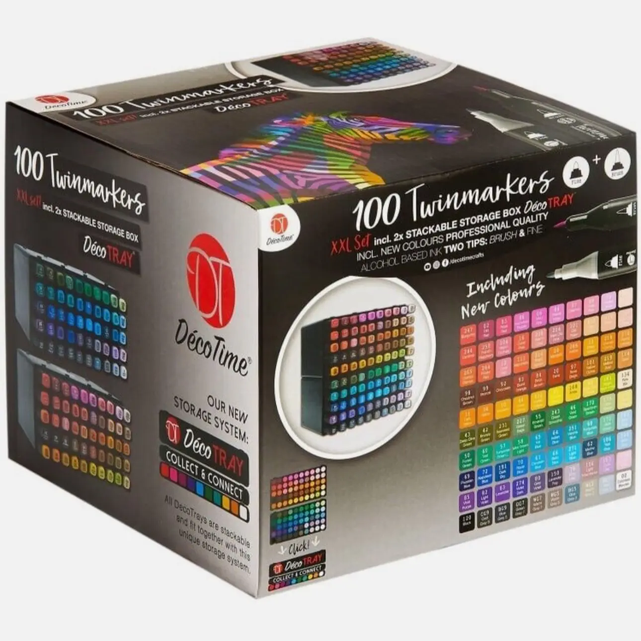 100 pk twinmarkers by Decotime