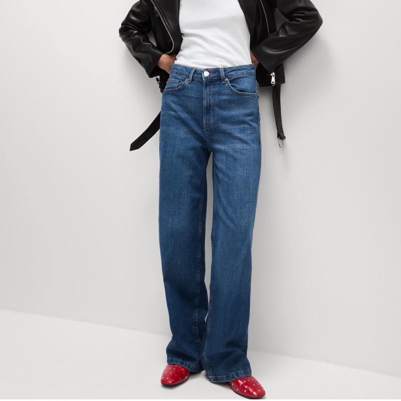 Sierra wide leg denim jeans 0
