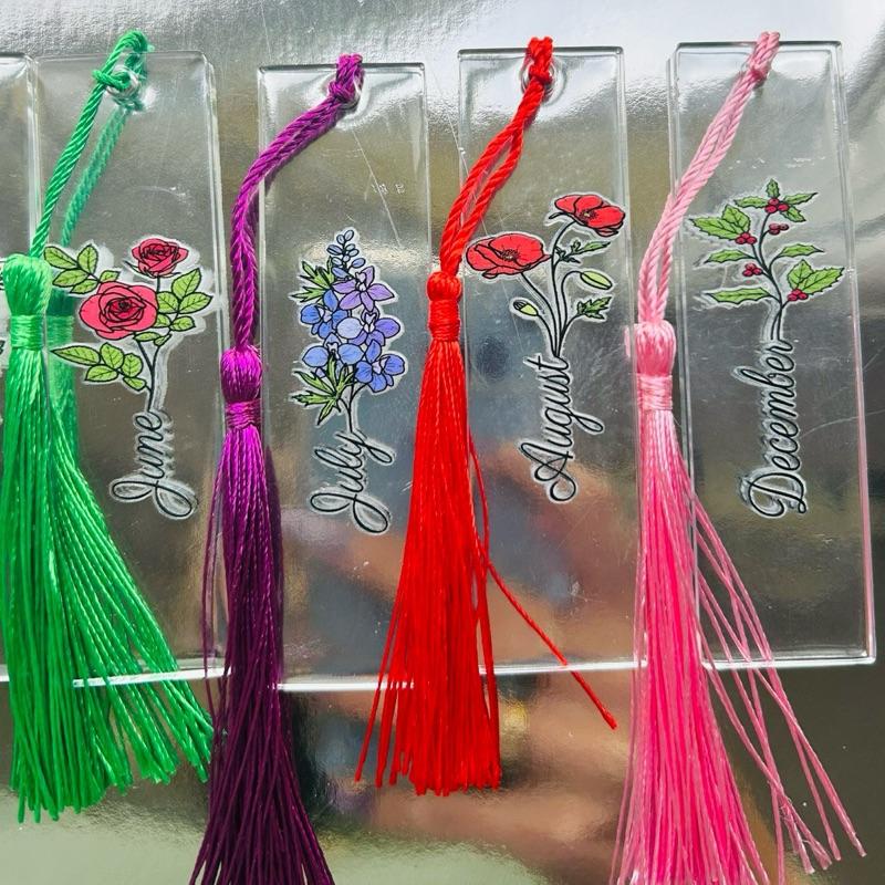 Birth Month & Flower Bookmark - Perfect Gift for Book Lovers 3
