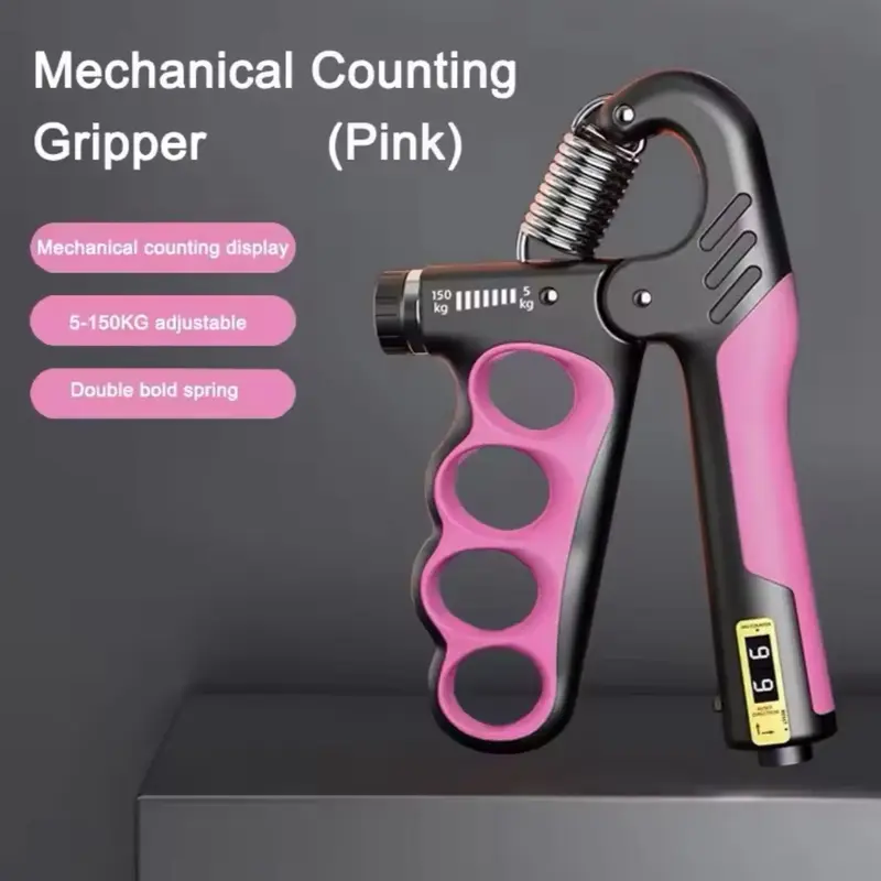 Adjustable Hand Strengthener for Gym and Fitness - 5-100kg Grip Strength Expander for Muscle Recovery 7
