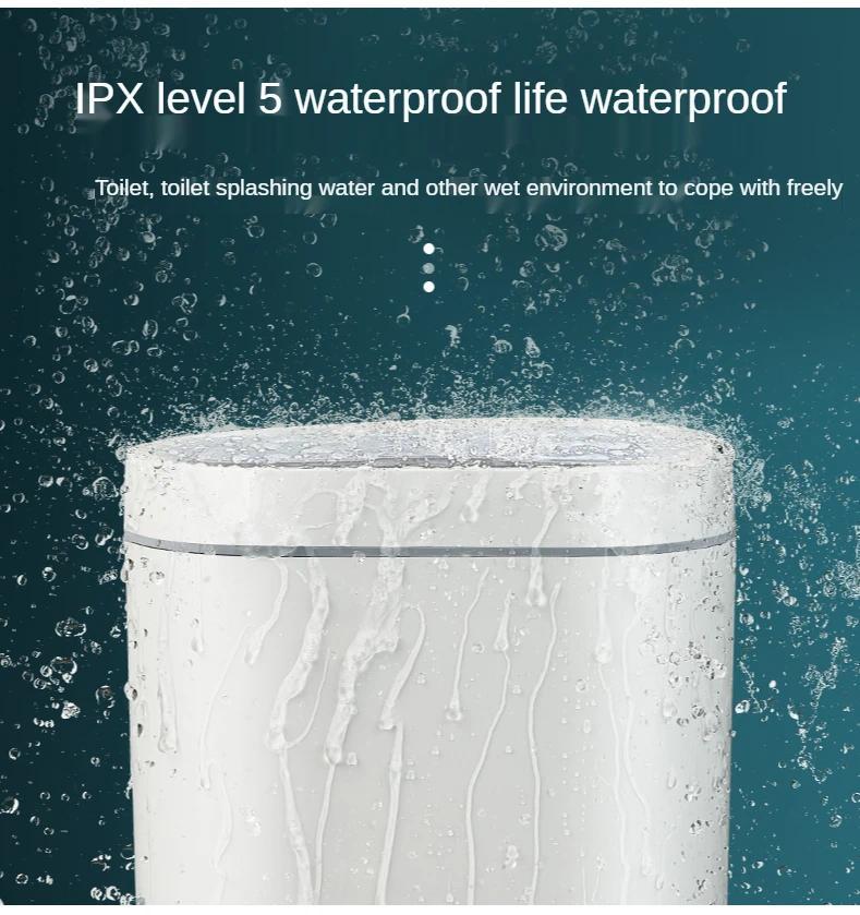 Product Introduction of 7L Trash Can Smart Sensor Trash Can Automatic Household Electronic Kitchen Trash Bin Toilet Waterproof Narrow Seam Sensor Bin 28