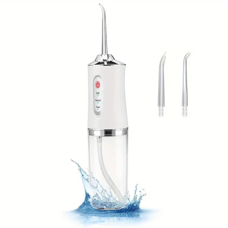 4 In 1 Water Flosser For Teeth, Cordless Water Flossers Oral Irrigator With DIY Mode 4 Jet Tips, Tooth Flosser, Portable And Rechargeable For Home Travel, For Men And Women Daily Teeth Care, Ideal For Gift, Father Day Gift 8