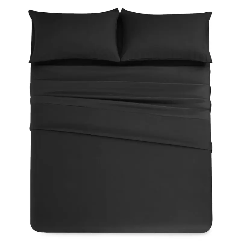 Ultra Soft Extra Deep Fitted Bed Sheet – 16"/40cm and 10"/25cm Deep Pockets, Easy Iron, All Season Microfiber Fitted Deep Sheet – Available in Single to Super King Sizes UK Bedding 2