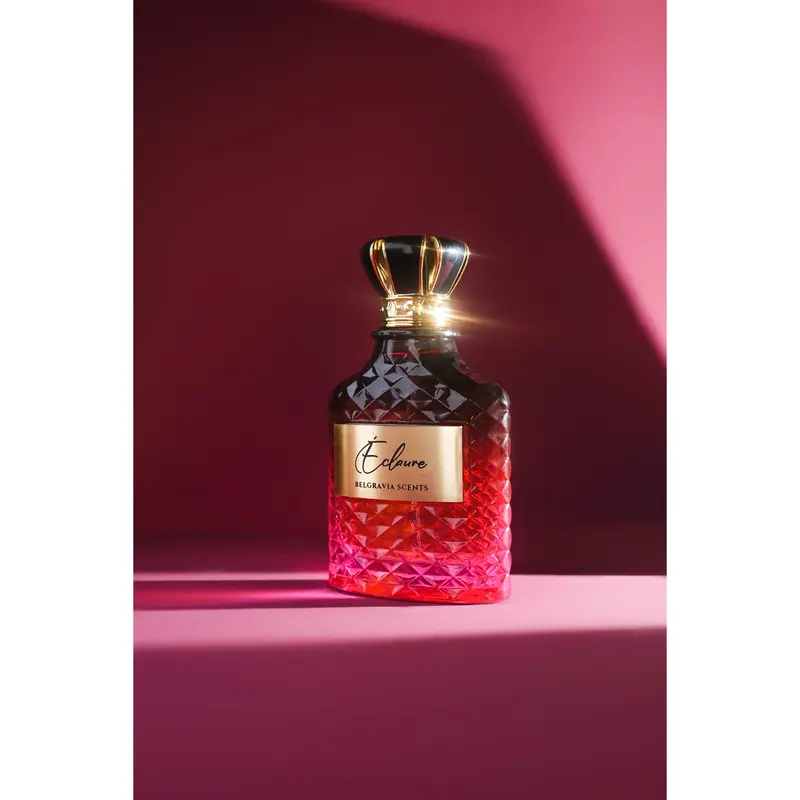 Eclaura Eau De Parfum For Women - 100ml | Belgravia Scents | Long Lasting Fragrance | Women's Perfume | Captivating Notes Of Black and Pink Pepper, Black Pepper, elemi, Pink Pepper,Olibanum, Saffron,Bourbon Vanilla, Suede and Cedar. 1