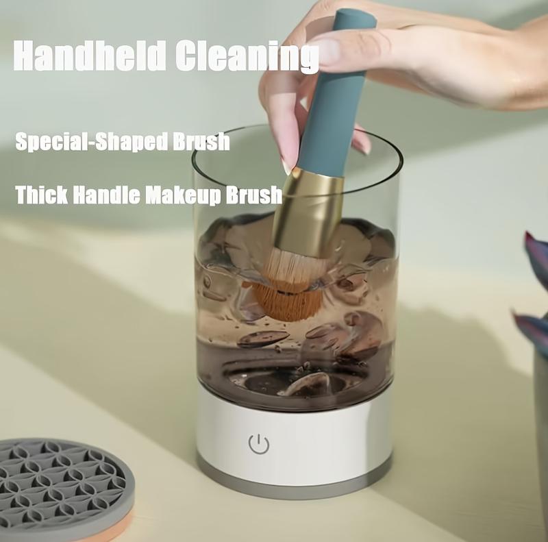 Electric Makeup Brush Cleaner - Clean Your Brushes Easily and Safely Cosmetic Pack Flawless Cleansing 8
