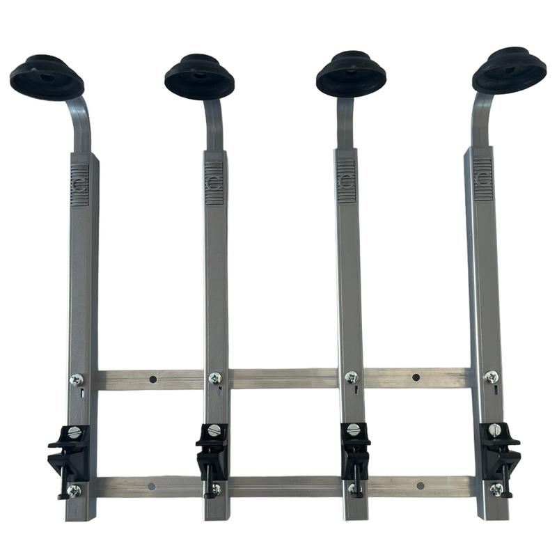 4 Bottle Wall Fixing Bracket + 4 Black 35Ml Optic Spirit Measures Bar Pub 1
