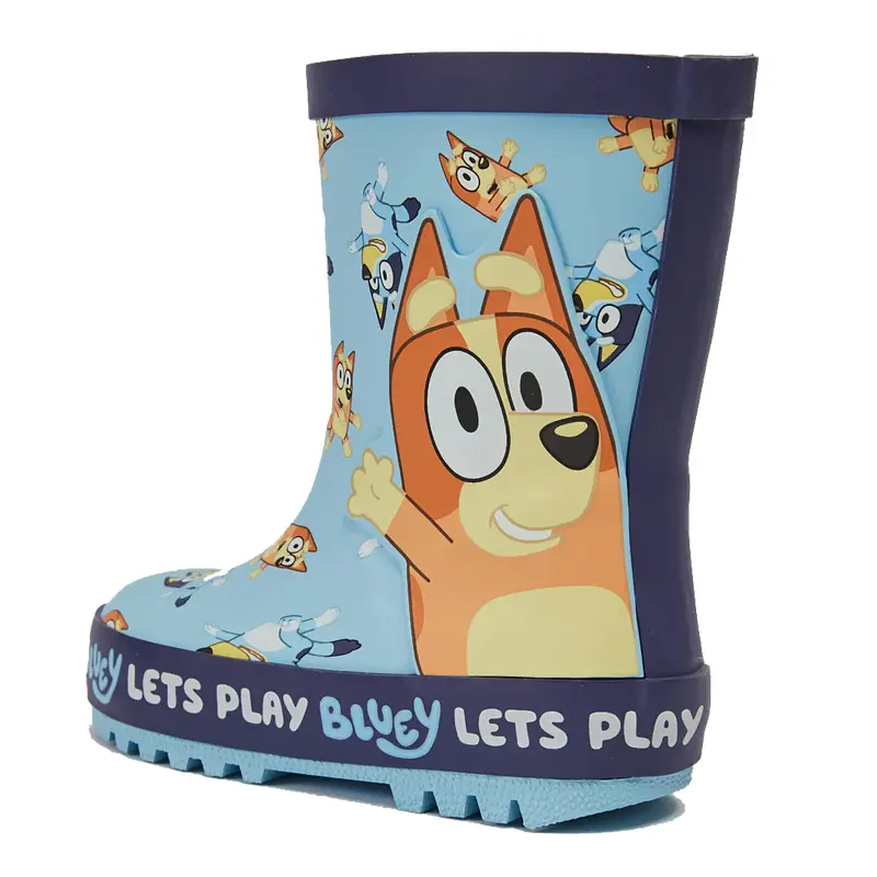 Bluey Kids Wellies - Childrens Rubber Wellington Boots (Sizes 6-12) Boys & Girls Unisex 5